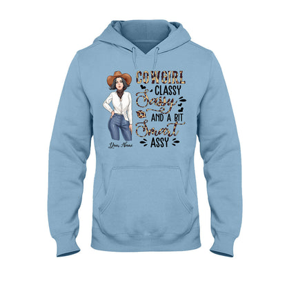 Classy Sassy And A Bit Smart Assy Cowgirl - Personalized Country Girl T-shirt and Hoodie