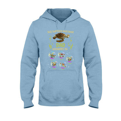 Turtley Awesome Dad - Personalized Father T-shirt and Hoodie