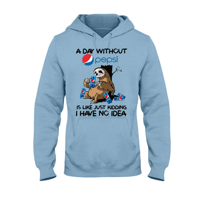 A Day Without Blue Soft Drink T-shirt and Hoodie