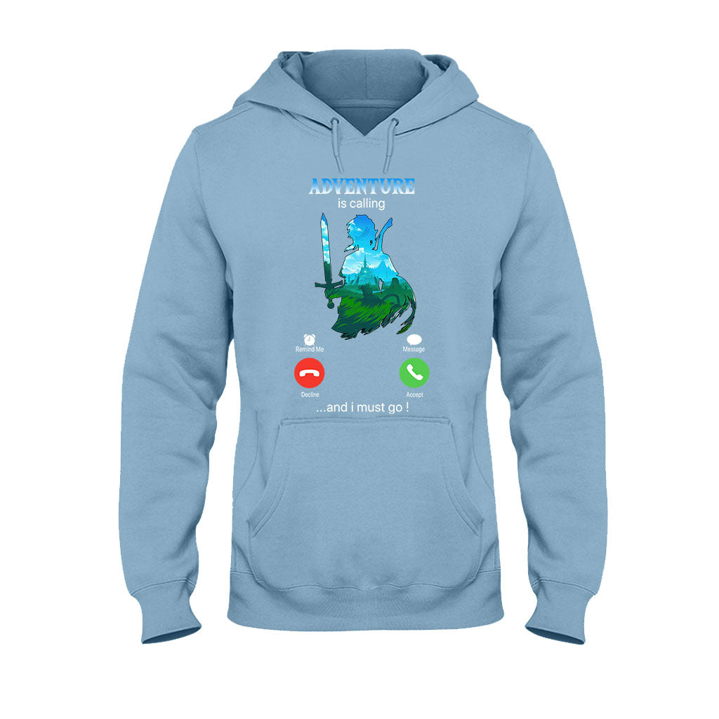 Adventure Is Calling And I Must Go The Hero's Legend T-shirt and Hoodie