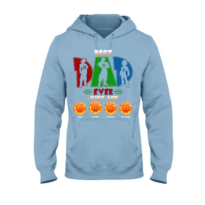 Best Dad Ever - Personalized Seven Balls T-shirt and Hoodie