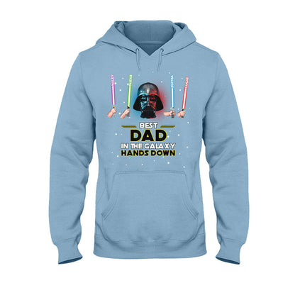 Best Dad In The Galaxy - Personalized The Force T-shirt and Hoodie