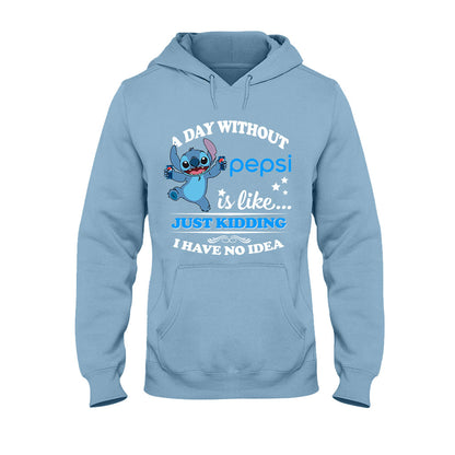 A Day Without - Blue Soft Drink T-shirt and Hoodie