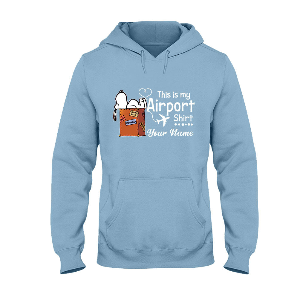 This Is My Airport Shirt - Personalized T-shirt and Hoodie