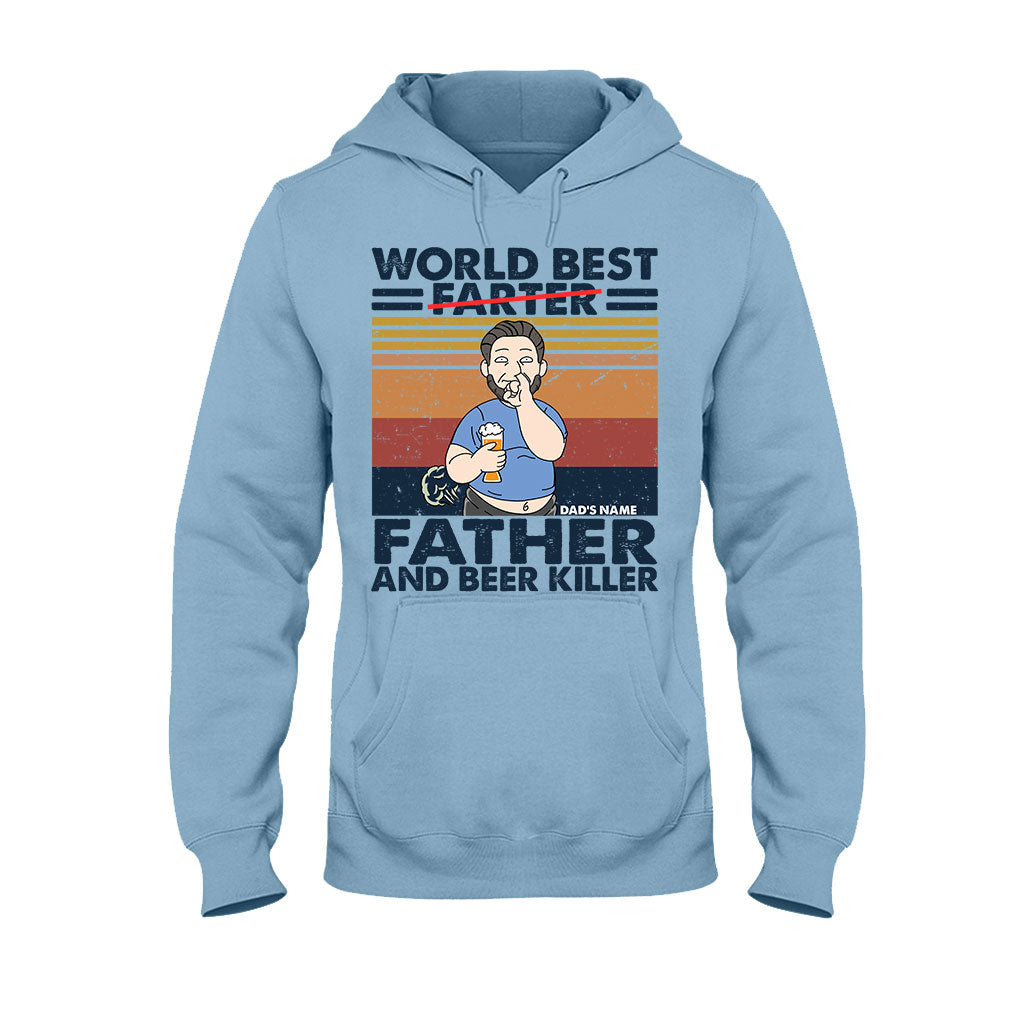 World Best Father - Father's Day Personalized T-shirt and Hoodie