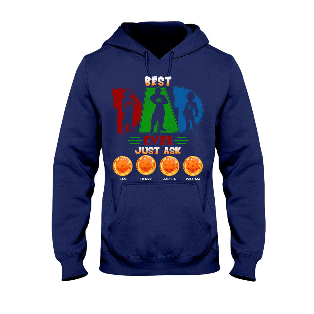 Best Dad Ever - Personalized Seven Balls T-shirt and Hoodie