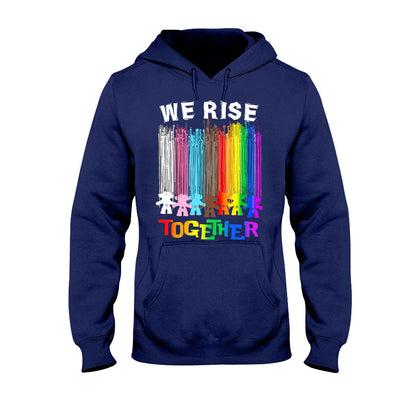 We Rise Together - LGBT Support T-shirt and Hoodie