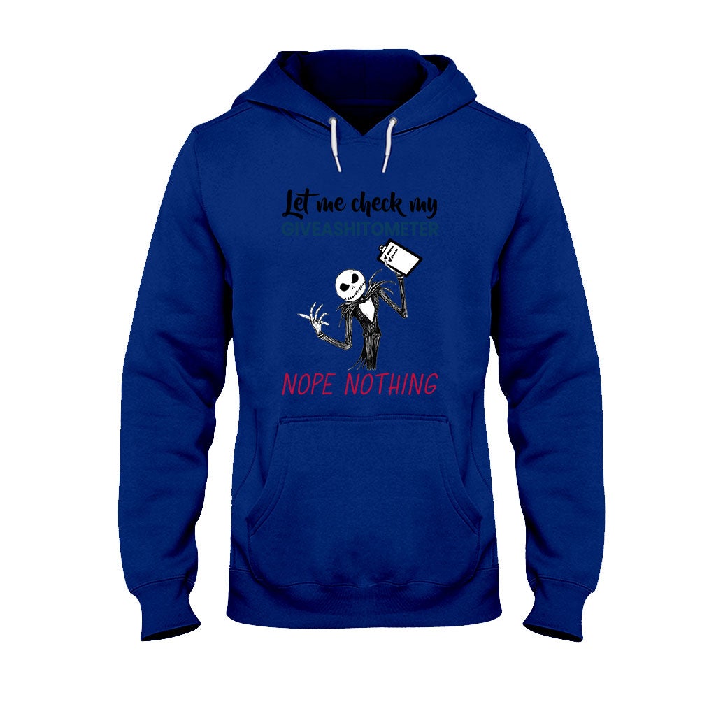 Check My Giveashitometer Nightmare T-shirt and Hoodie 102021