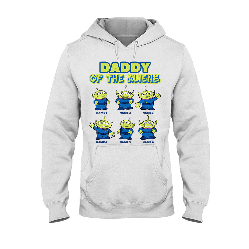 Daddy Of The Aliens - Personalized Father's Day T-shirt and Hoodie