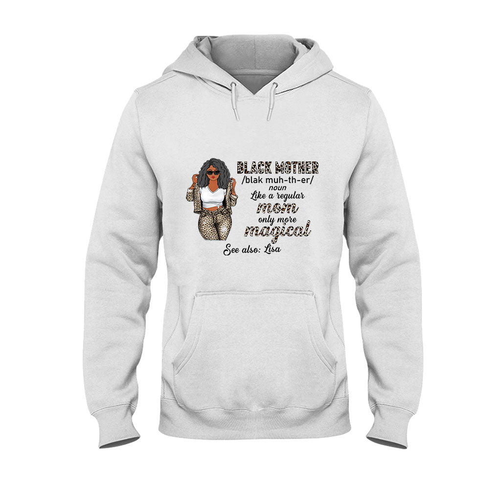 Black Mother - Personalized Mother's Day T-shirt and Hoodie With 3D Pattern Print