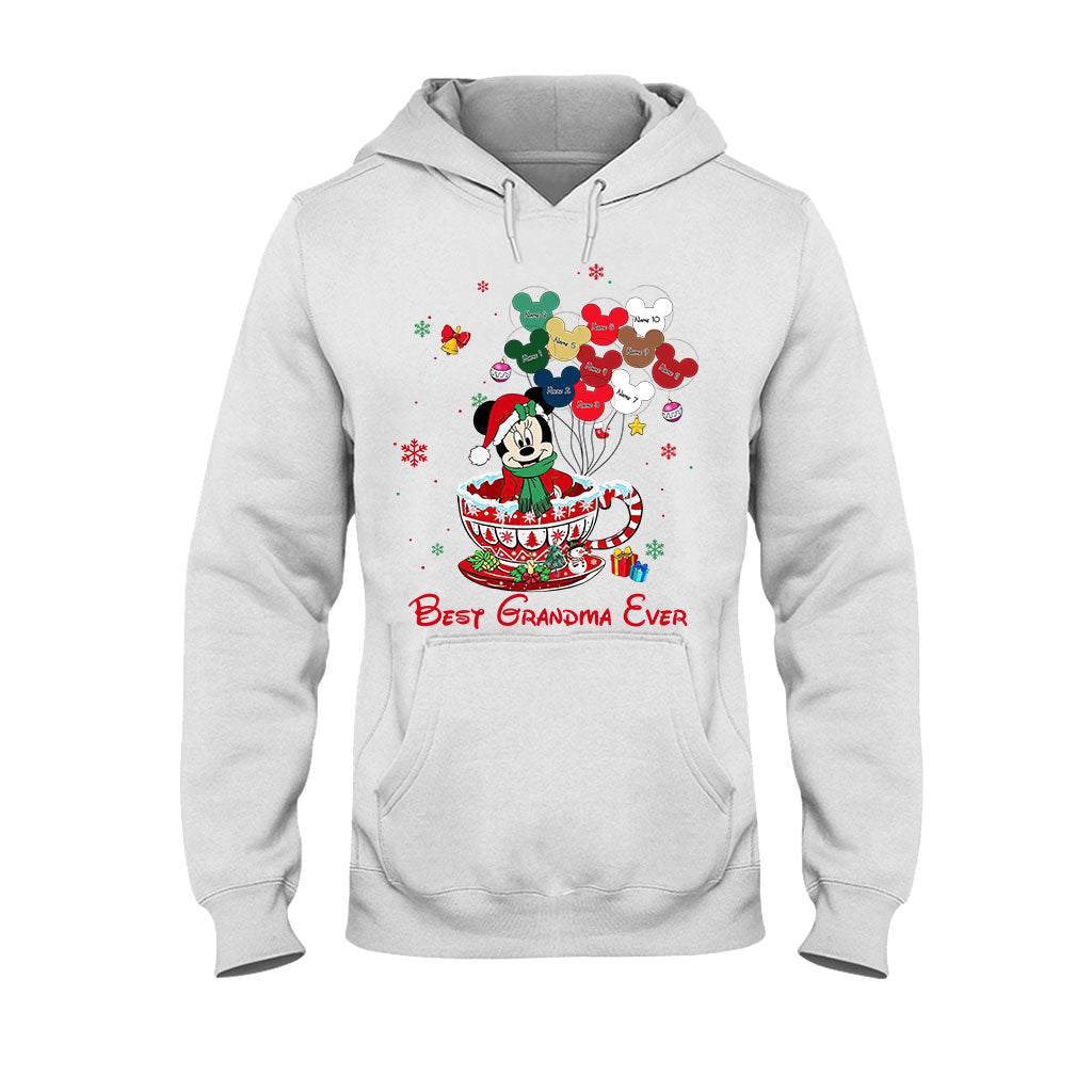 Best Grandma Ever - Personalized Christmas T-shirt and Hoodie