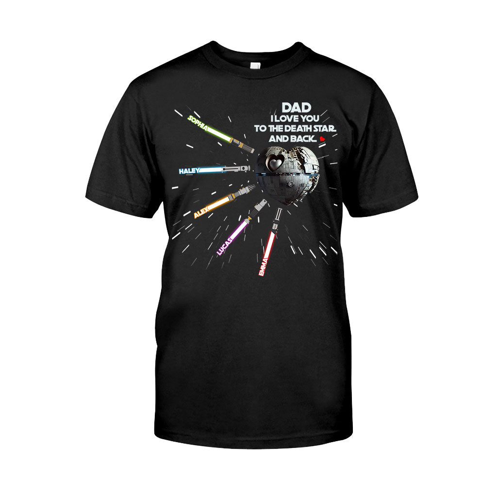 We Love You To The Death Star And Back - Personalized The Force T-shirt and Hoodie