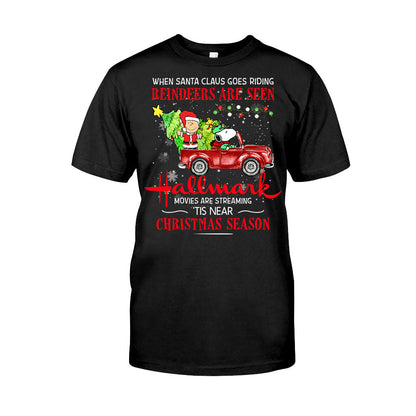 When Santa Claus Goes Riding - T-shirt and Hoodie