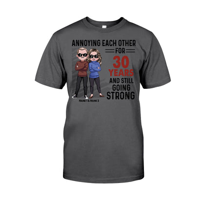 Annoying Each Other - Personalized Couple T-shirt and Hoodie