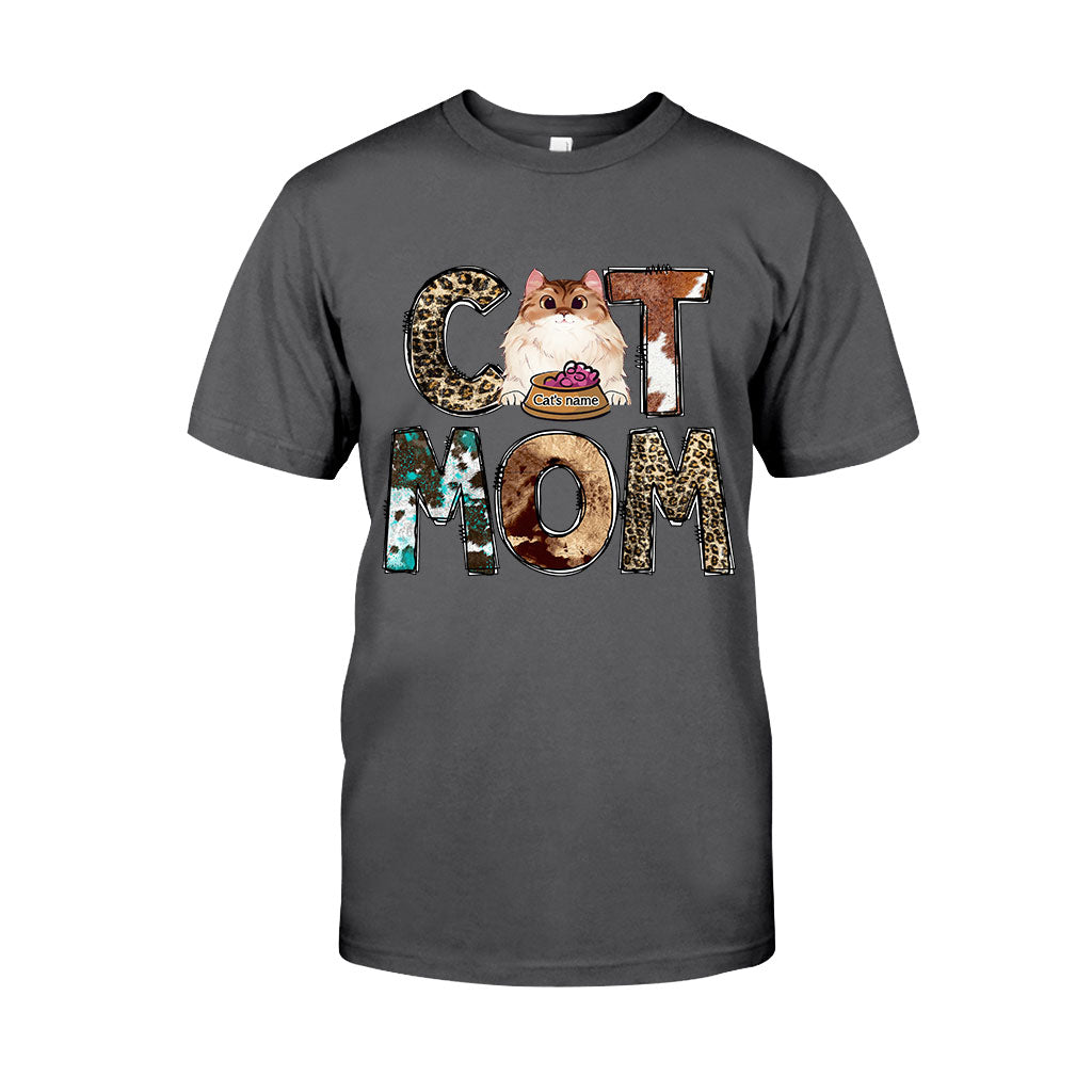 Cat Mom - Personalized Mother's Day Father's Day T-shirt and Hoodie