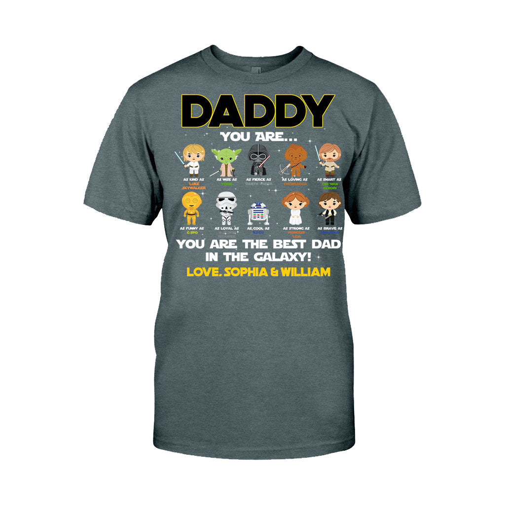 Daddy You Are - Personalized Father's Day The Force T-shirt and Hoodie