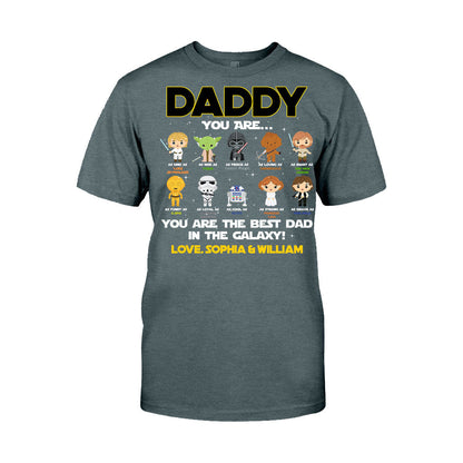 Daddy You Are - Personalized Father's Day The Force T-shirt and Hoodie