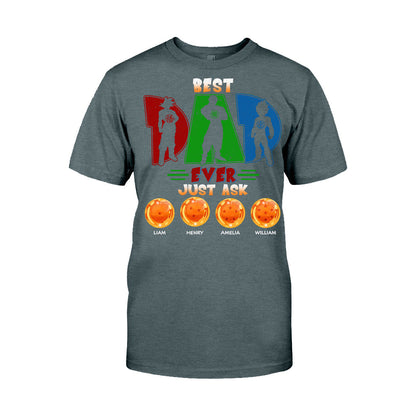 Best Dad Ever - Personalized Seven Balls T-shirt and Hoodie