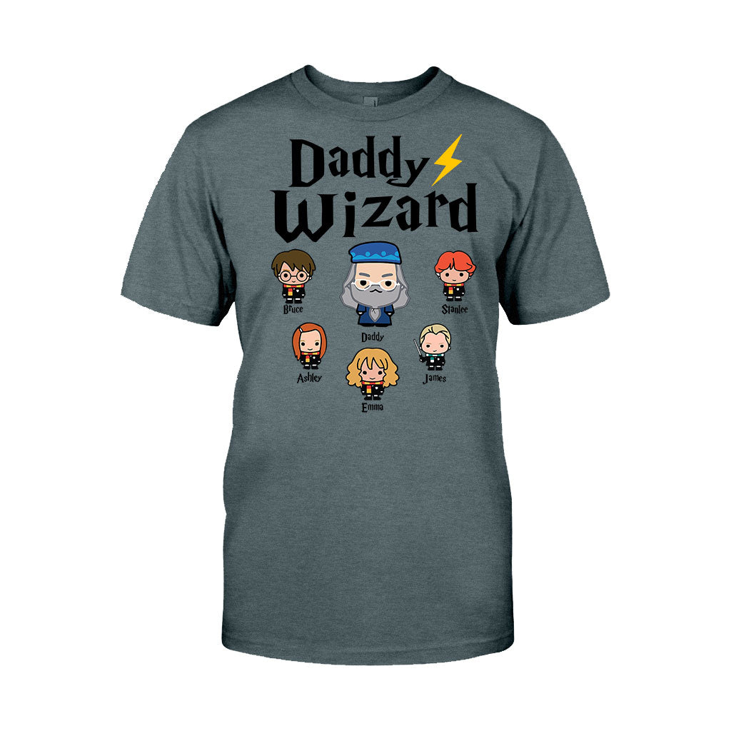 Daddy Wizard - Personalized The Magic World T-shirt and Hoodie