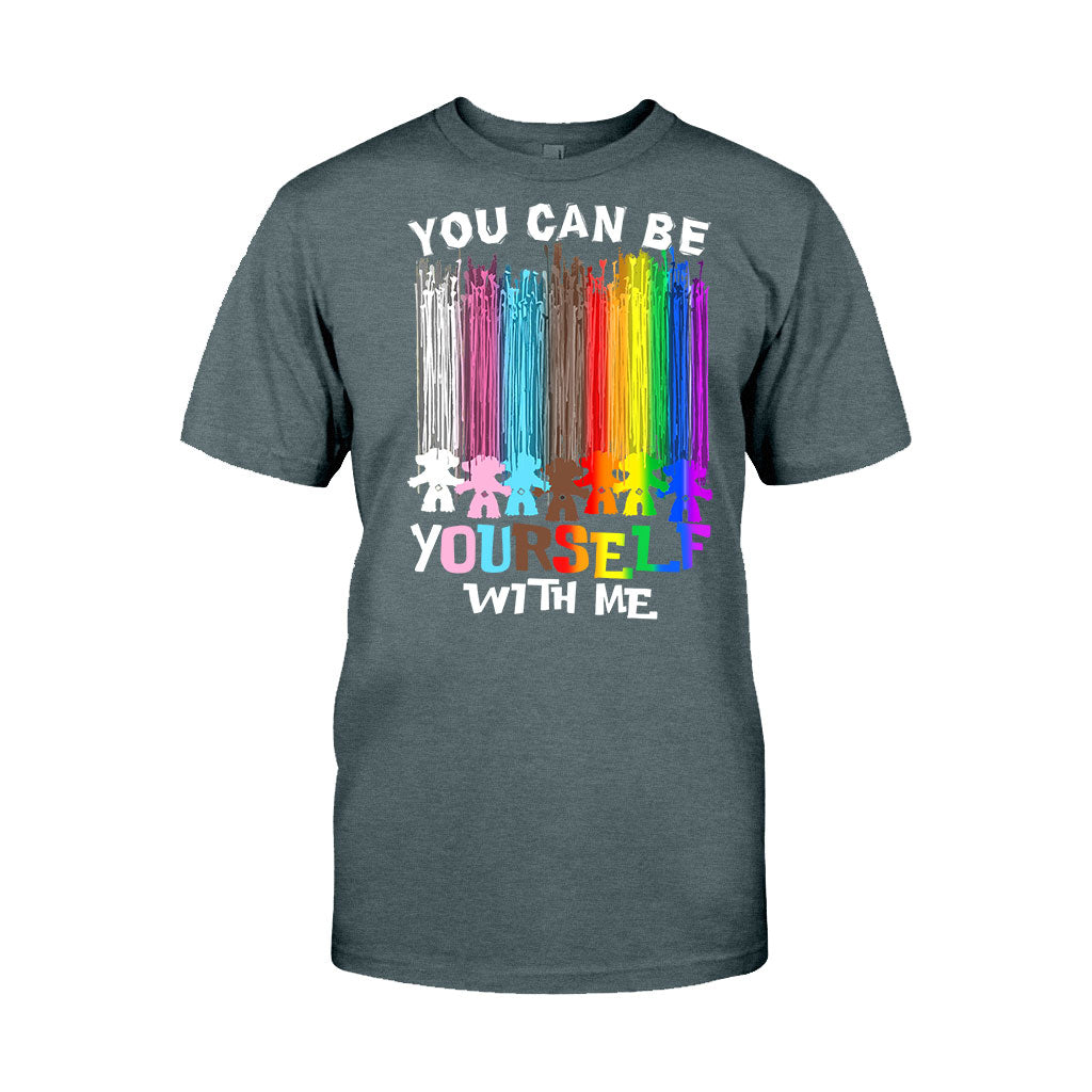 You Can Be Yourself With Me - LGBT Support T-shirt and Hoodie