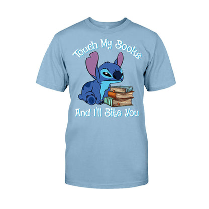 Touch My Books And I'll Bite You -Book T-shirt and Hoodie