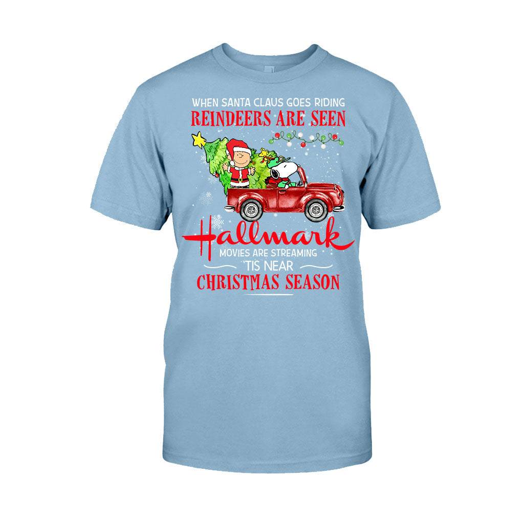 When Santa Claus Goes Riding - T-shirt and Hoodie