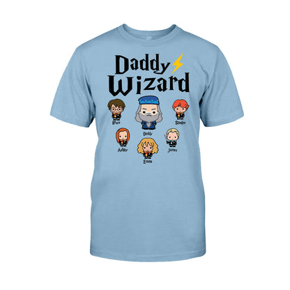 Daddy Wizard - Personalized The Magic World T-shirt and Hoodie