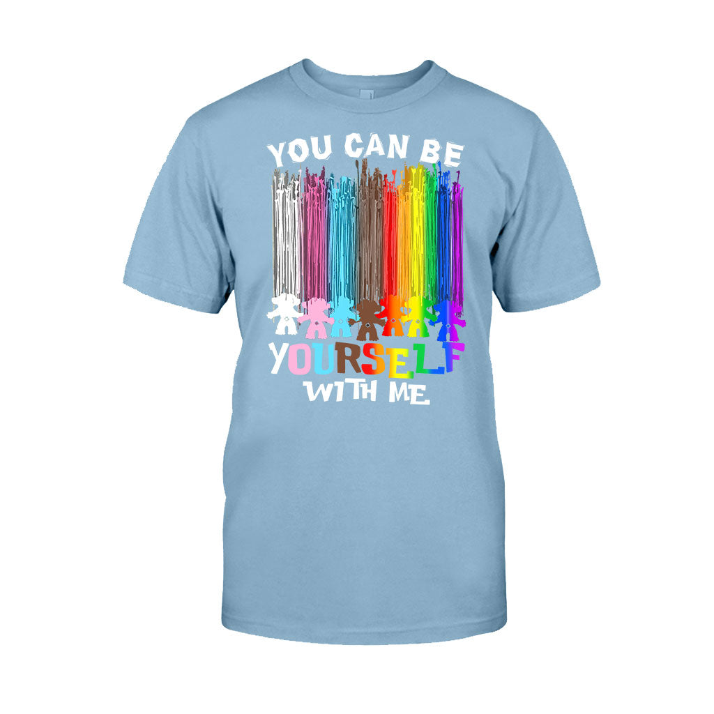 You Can Be Yourself With Me - LGBT Support T-shirt and Hoodie