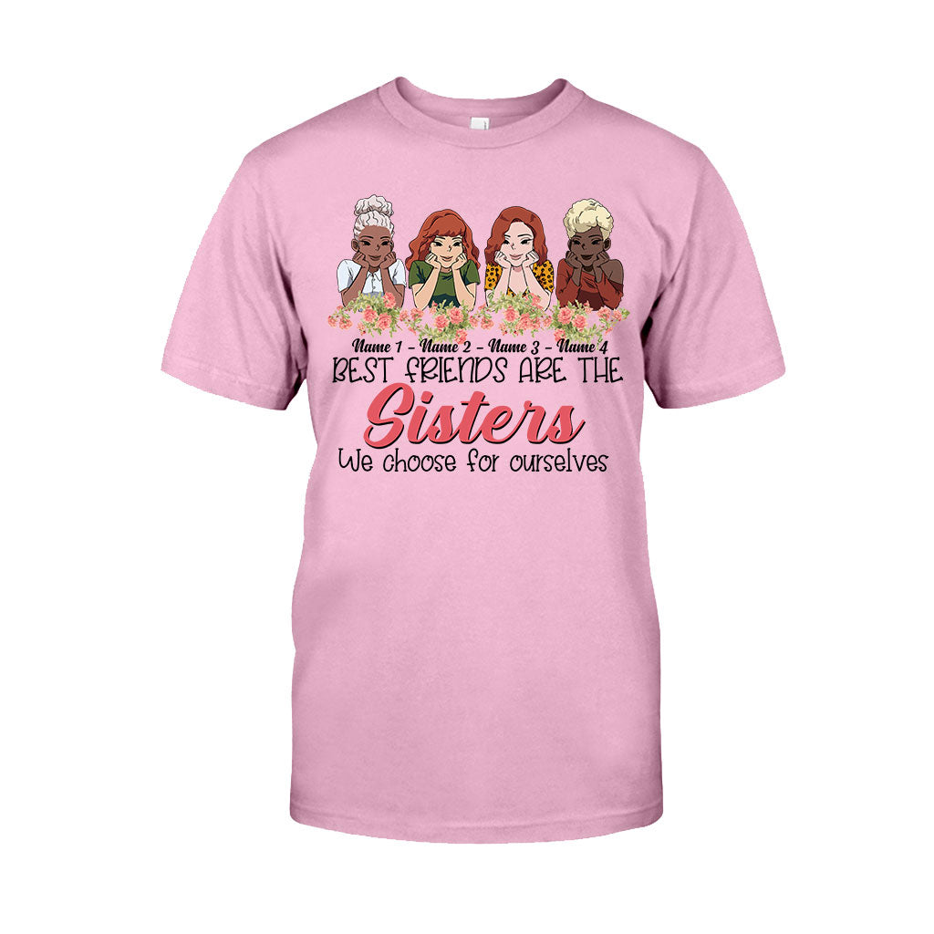 Best Friends Are The Sisters We Choose For Ourselves - Personalized Bestie T-shirt and Hoodie