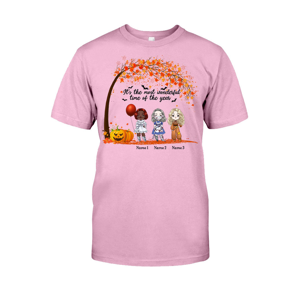 Wonderfultime - Personalized Halloween Bestie T-shirt and Hoodie