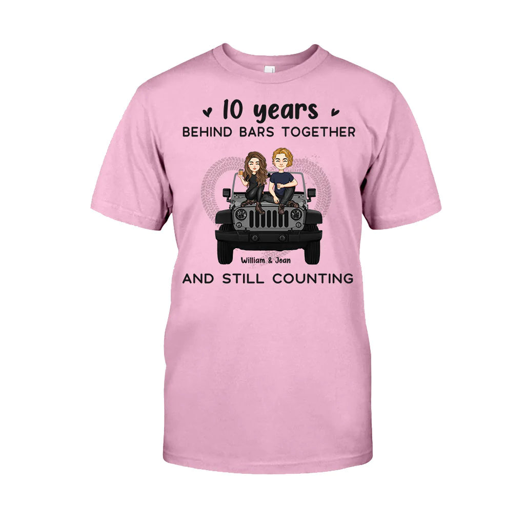 Years Of Life Behind Bars - Personalized Couple Car T-shirt and Hoodie