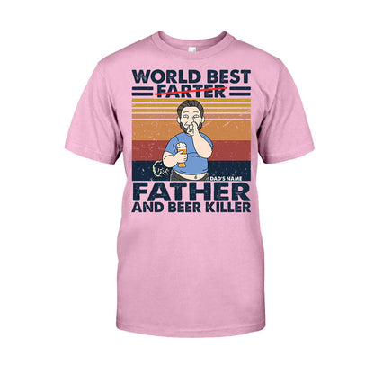 World Best Father - Father's Day Personalized T-shirt and Hoodie