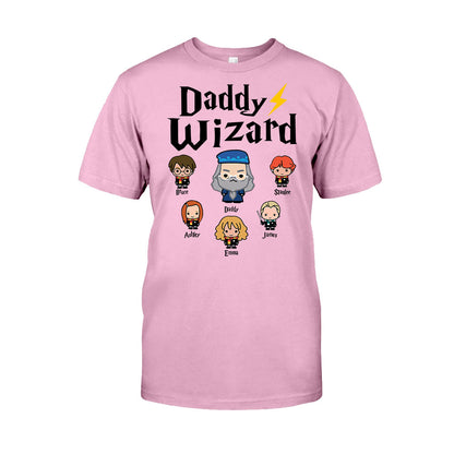 Daddy Wizard - Personalized The Magic World T-shirt and Hoodie