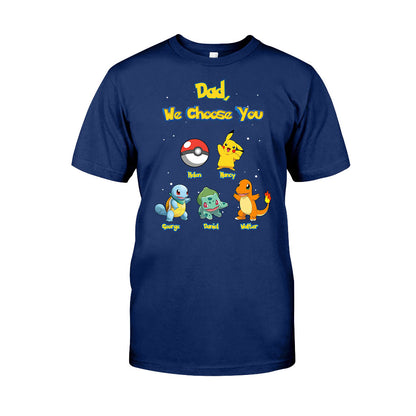 We Choose You - Personalized Monster Trainer T-shirt and Hoodie