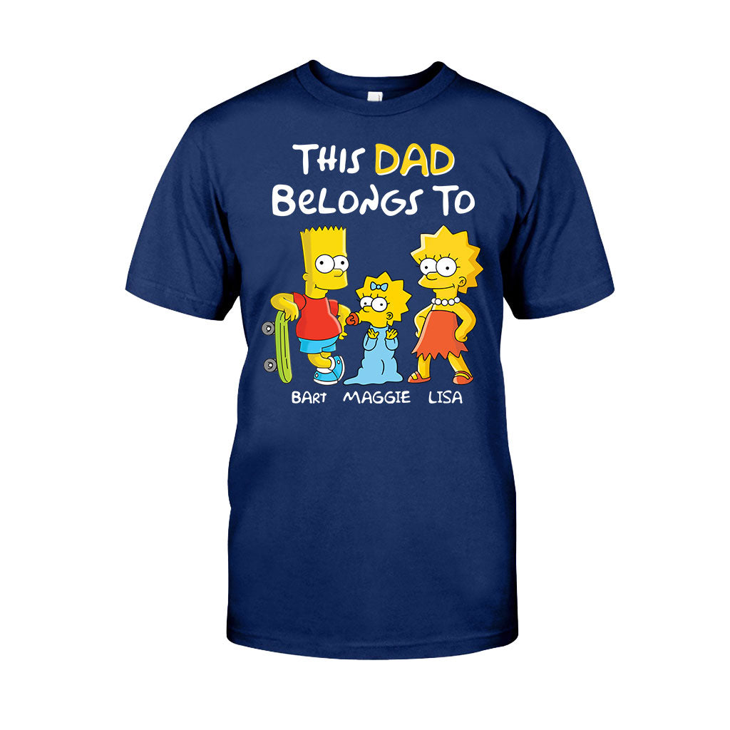 This Dad Belongs To - Personalized Father T-shirt and Hoodie