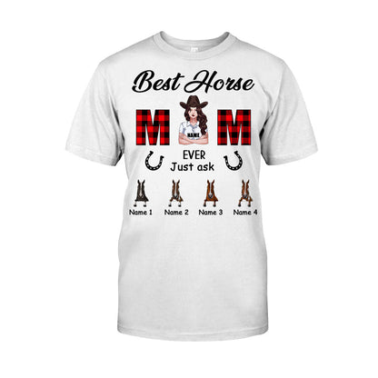 Best Horse Mom Ever - Personalized T-shirt and Hoodie