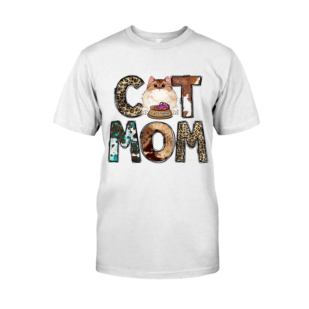 Cat Mom - Personalized Mother's Day Father's Day T-shirt and Hoodie