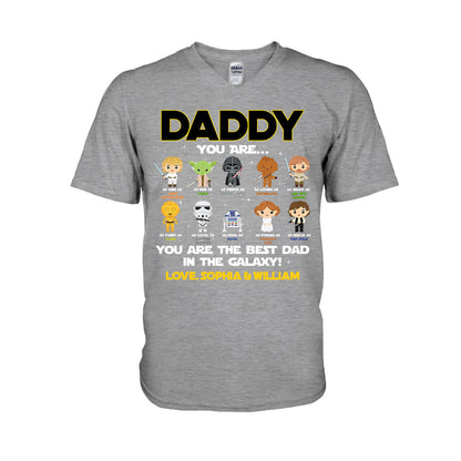 Daddy You Are - Personalized Father's Day The Force T-shirt and Hoodie