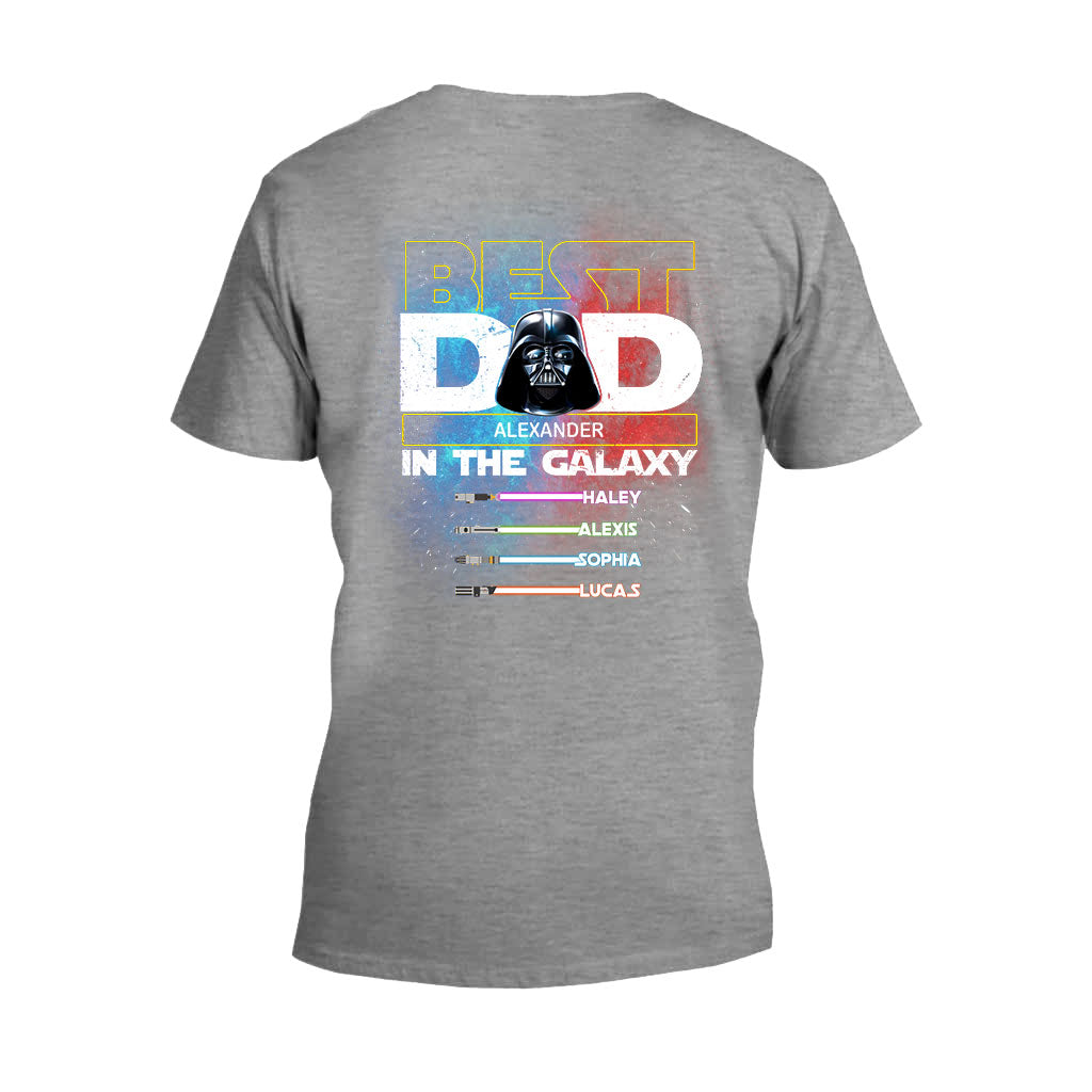 Best Dad In The Galaxy - Personalized The Force T-shirt and Hoodie