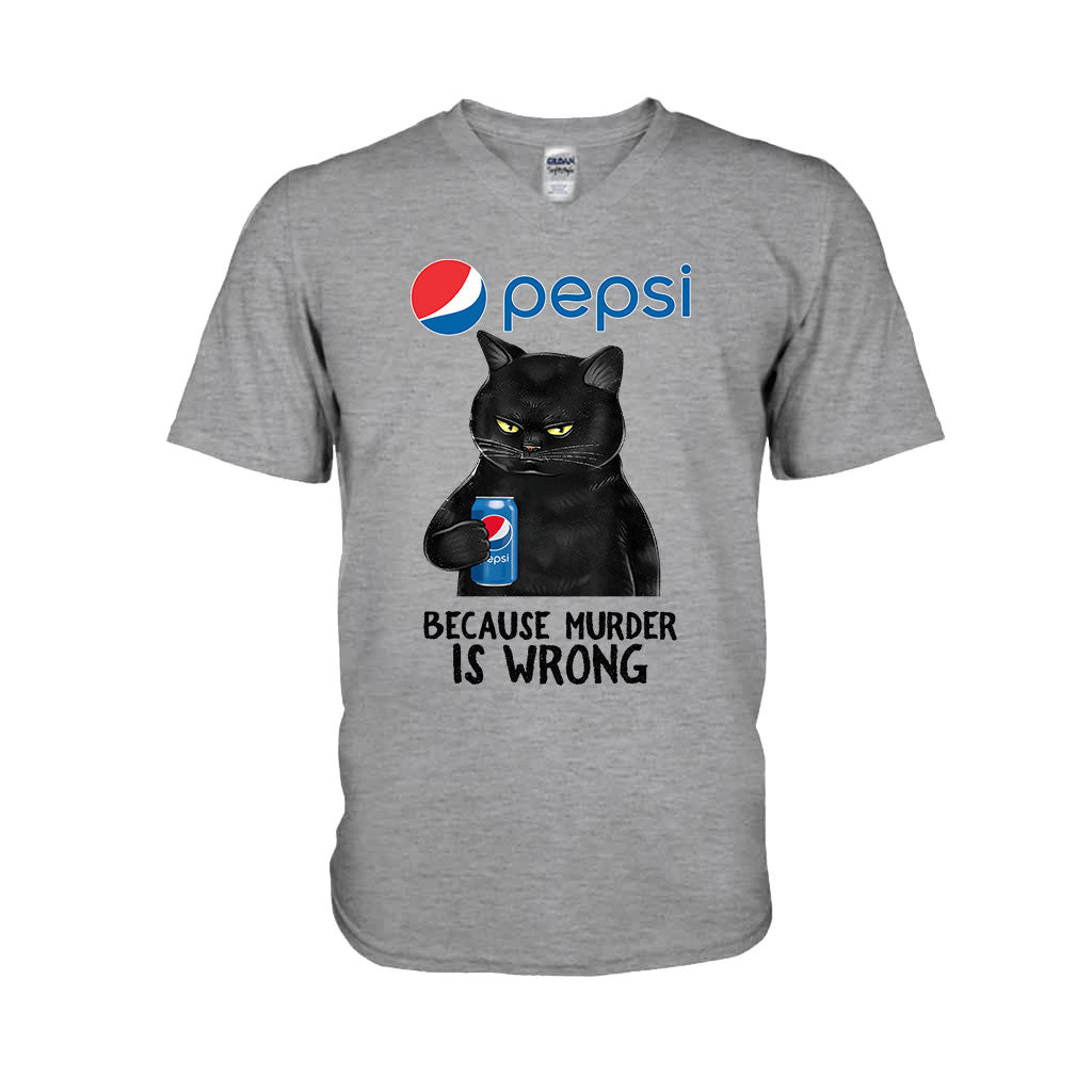 Because Murder Is Wrong Blue Soft Drink T-shirt and Hoodie