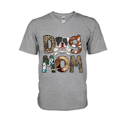 Dog Mom - Personalized Mother's Day Father's Day T-shirt and Hoodie