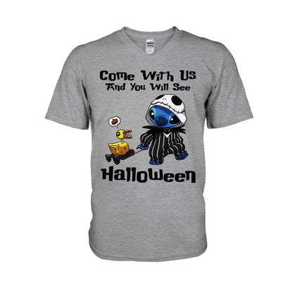 Come With Us - Halloween Ohana T-shirt and Hoodie