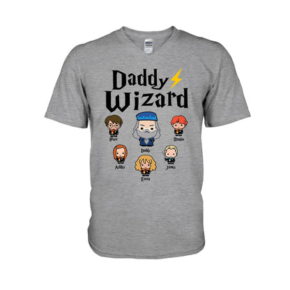 Daddy Wizard - Personalized The Magic World T-shirt and Hoodie