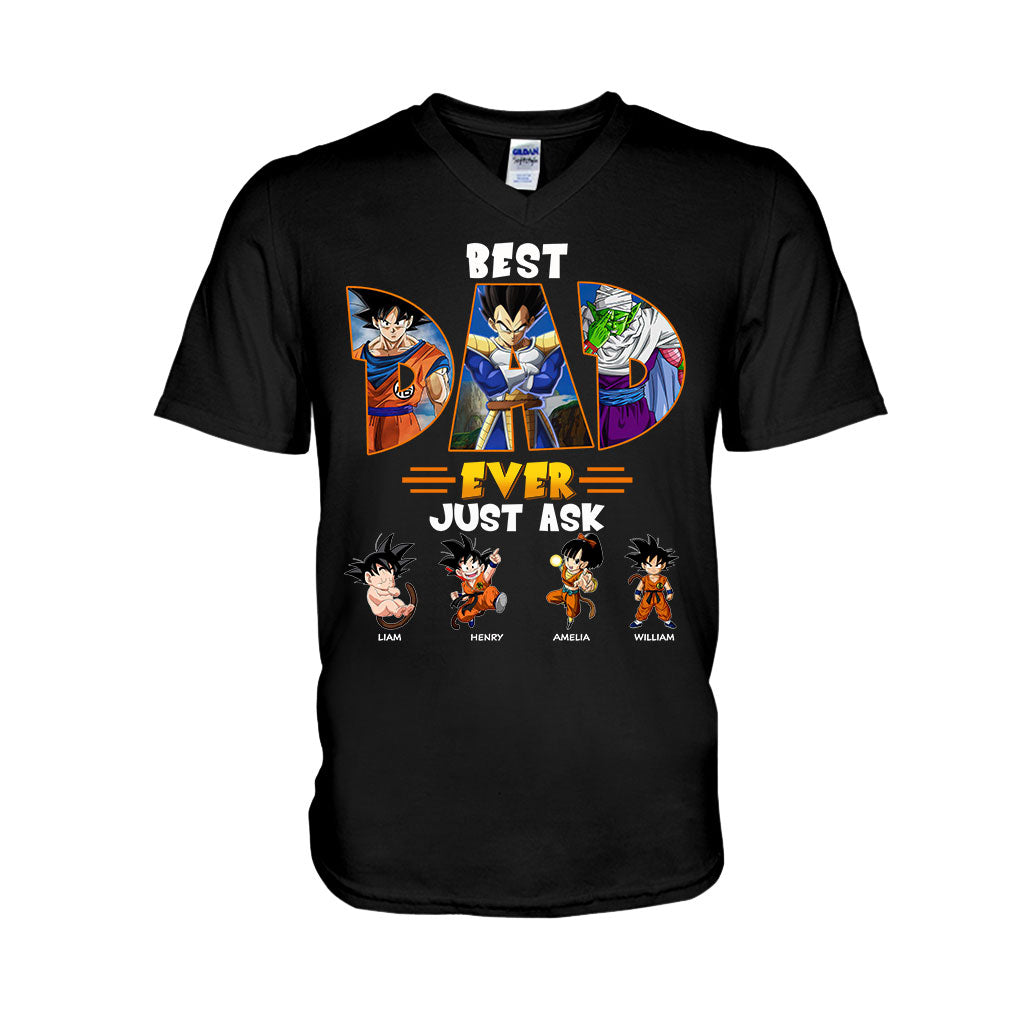 Best Dad Ever - Personalized Seven Balls T-shirt and Hoodie