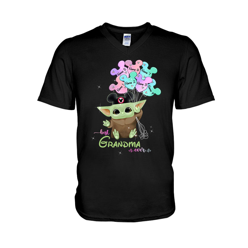 Best Grandma Ever - Personalized Mother's Day The Force T-shirt and Hoodie