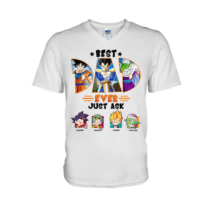 Best Dad Ever - Personalized Seven Balls T-shirt and Hoodie