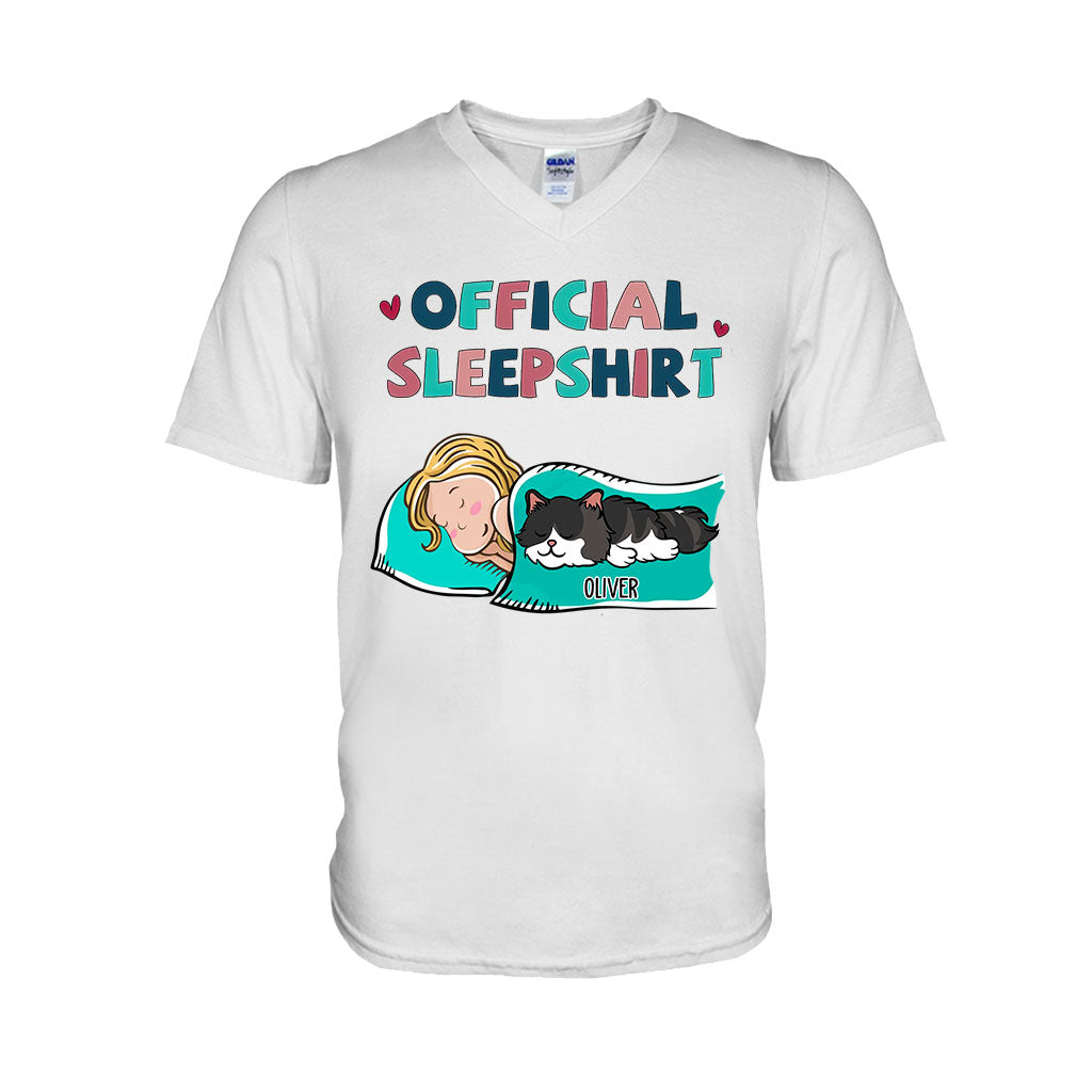 Cat Official Sleepshirt - Personalized Cat T-shirt and Hoodie