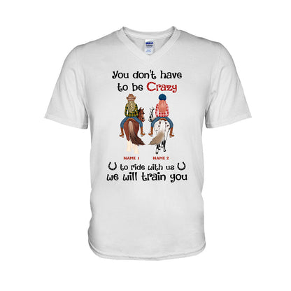 We're Like A Really Small Gang - Personalized Horse T-shirt and Hoodie