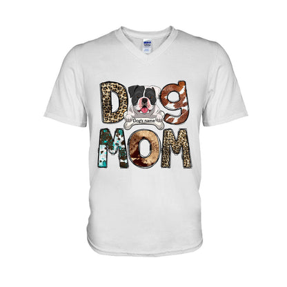 Dog Mom - Personalized Mother's Day Father's Day T-shirt and Hoodie