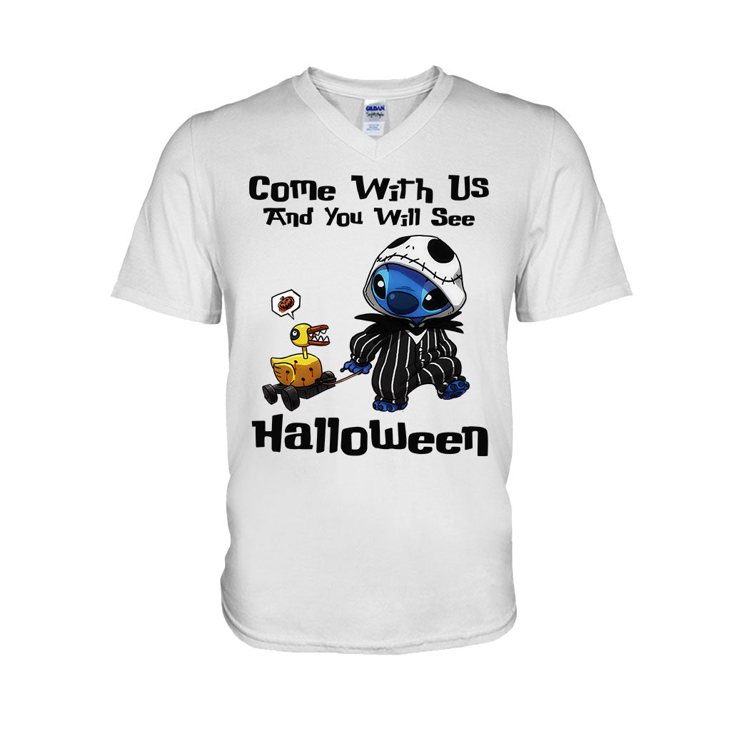 Come With Us - Halloween Ohana T-shirt and Hoodie